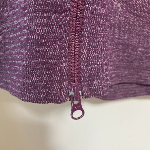 Lululemon Athletica Scuba Women's Burgundy Hoodie Jacket Size 8 - Picture 10 of 16